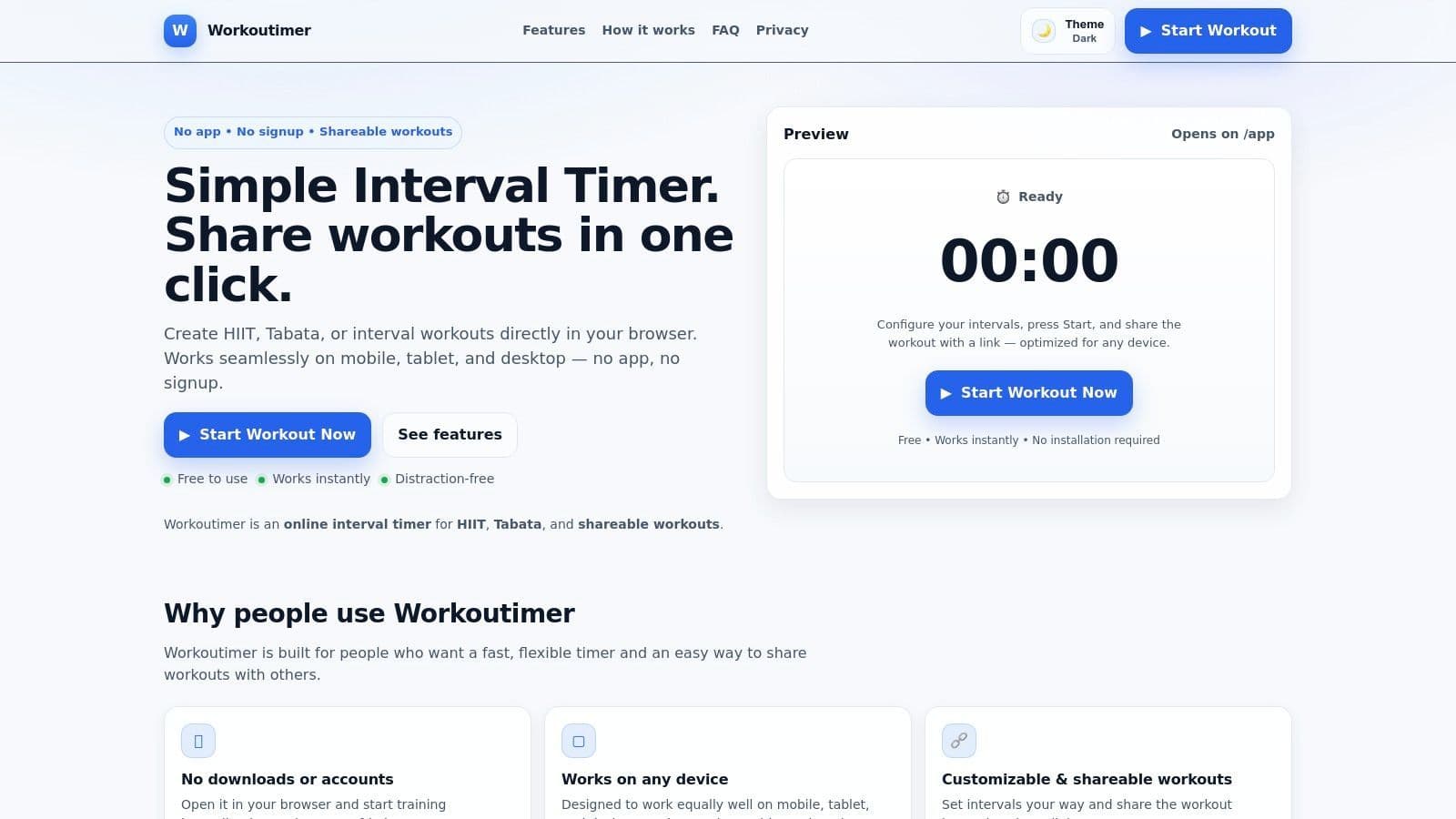 Workoutimer
